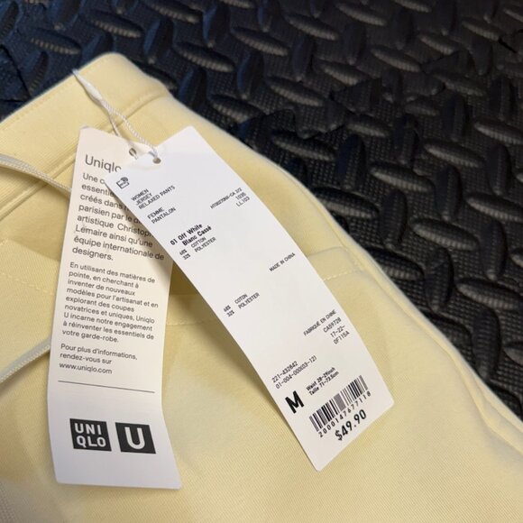 UNIQLO Jersey Relaxed Leisure Pants Straight Leg (Brand new) - Picture 2 of 3